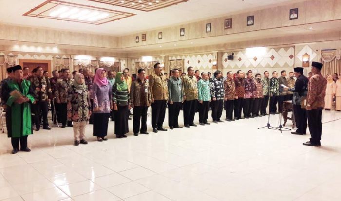 Bupati Sambari Lantik Edy Jadi Kepala Inspektorat, Agung Jabat Camat Tambak Bupati Sambari Lantik Edy Jadi Kepala Inspektorat, Agung Jabat Camat Tambak