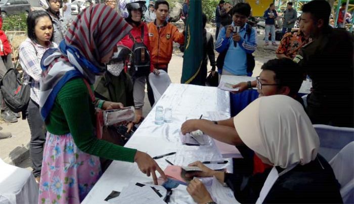 Razia Operasi Patuh Semeru di Depan Gor Sidoarjo, 200 Pengendara Ditilang