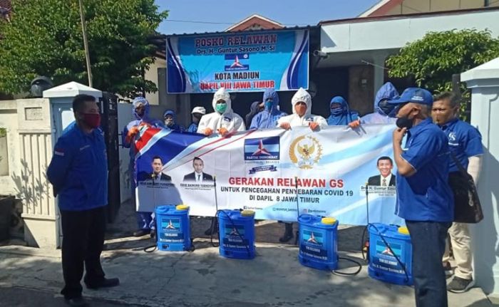 Ikut Cegah Covid-19, Relawan GS Gelar Bakti Sosial di Kota Madiun Ikut Cegah Covid-19, Relawan GS Gelar Bakti Sosial di Kota Madiun
