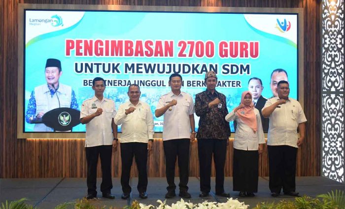 Ini Pesan Bupati Lamongan saat Launching 2.700 Guru Pengimbasan