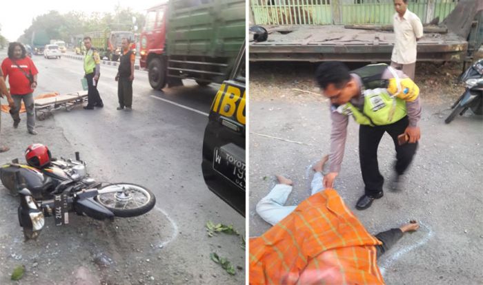 Pengendara Motor Tewas di Jalan Trosobo Sidoarjo, Diduga Korban Tabrak Lari Pengendara Motor Tewas di Jalan Trosobo Sidoarjo, Diduga Korban Tabrak Lari