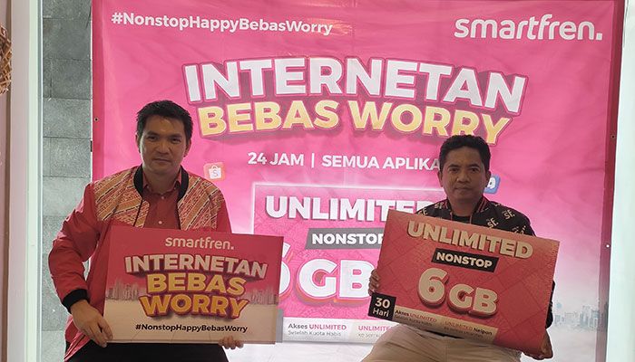 Launching Program Unlimited di Kediri, Nikmati Internetan Bebas Worry Pakai Smartfren