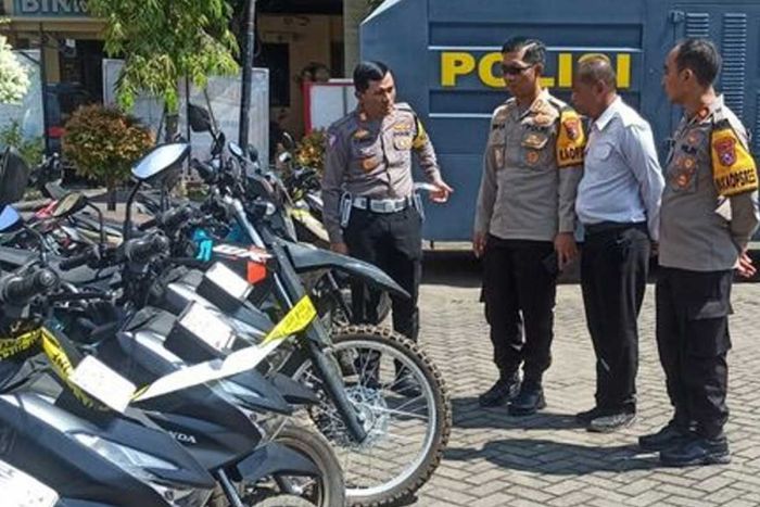 Diduga Bodong, Sembilan Motor Diamankan Polres Situbondo Diduga Bodong, Sembilan Motor Diamankan Polres Situbondo