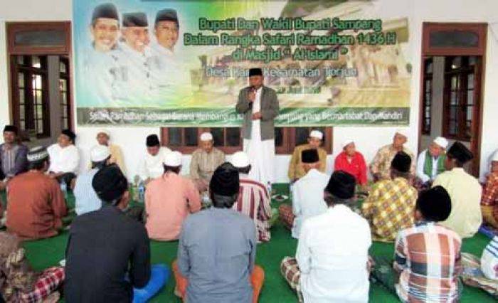 Safari Ramadan di Kecamatan Torjun, Wabup Minta Doa Warga untuk Kesembuhan Bupati Sampang
