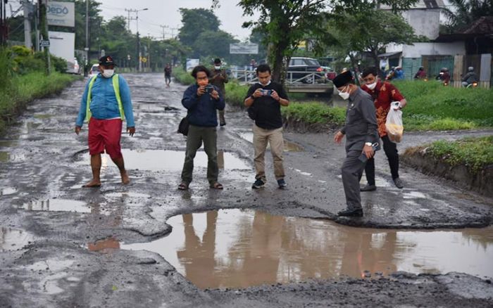 Tiap Tahun Langganan Rusak, Pj Bupati Sidoarjo: Jalan Kabupaten Perlu Dibeton Semua 