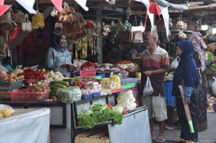 Pascarelokasi, Pedagang Pasar Larangan Akui Omset Naik hingga Dua Kali Lipat