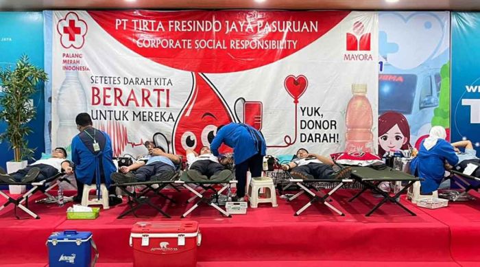 PT TFJ Pasuruan Gelar Donor Darah Rutin, 90 Karyawan Ikut Berpartisipasi