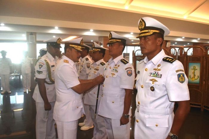 Tiga Kasatker Koarmatim Diserahterimakan Tiga Kasatker Koarmatim Diserahterimakan