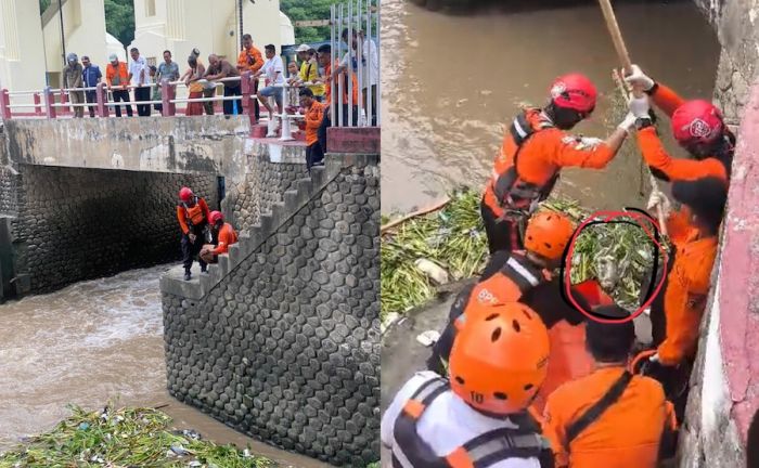 Geger Penemuan Jenazah Bayi Tersangkut Eceng Gondok di Pintu Air Jagir Geger Penemuan Jenazah Bayi Tersangkut Eceng Gondok di Pintu Air Jagir