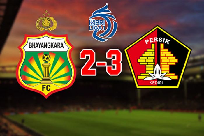 Hasil BRI Liga 1 Bhayangkara FC vs Persik Kediri: Macan Putih Terkam The Guardians