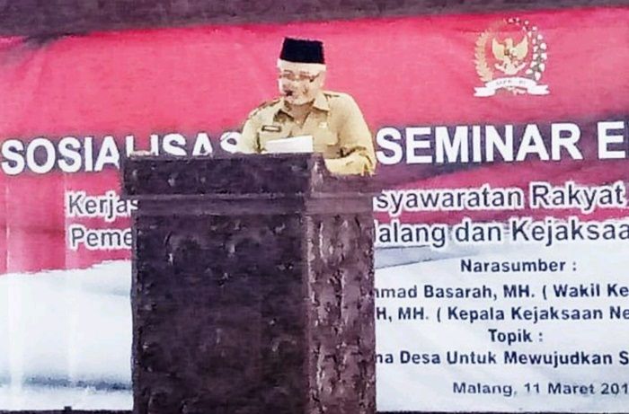 Seluruh Kades se-Kabupaten Malang Hadiri Sosialisasi Empat Pilar Seluruh Kades se-Kabupaten Malang Hadiri Sosialisasi Empat Pilar