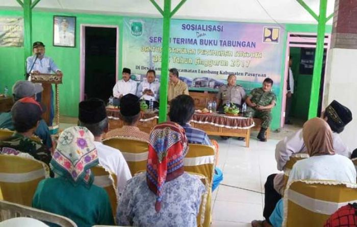 Pemerintah Pusat Gelontor Bantuan RTLH bagi MBR di Lumbang