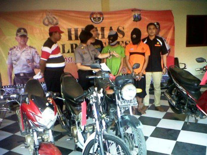 Jual Motor Curian, Pelaku Curanmor Kebomas Ditangkap
