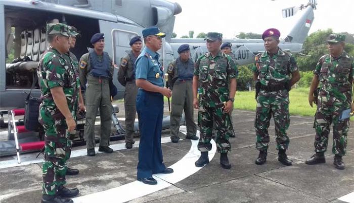 Tinjau Kesiapan Sarana Latihan, Pangkoarmada II Kunjungi Karang Tekok