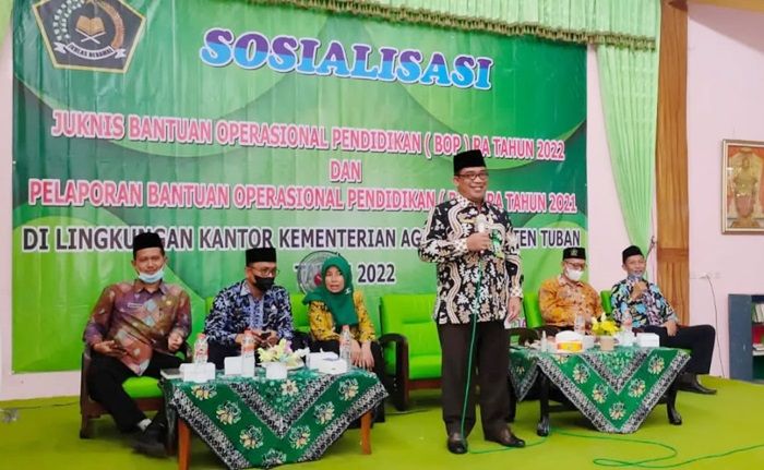 Kemenag Tuban Sosialisasikan Juknis BOP RA 2022, Begini Syarat Siswa Bisa Terima Bantuan Kemenag Tuban Sosialisasikan Juknis BOP RA 2022, Begini Syarat Siswa Bisa Terima Bantuan