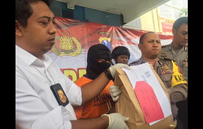 Polres Kediri Bekuk Pembunuh Istri Kontraktor asal Sidoarjo