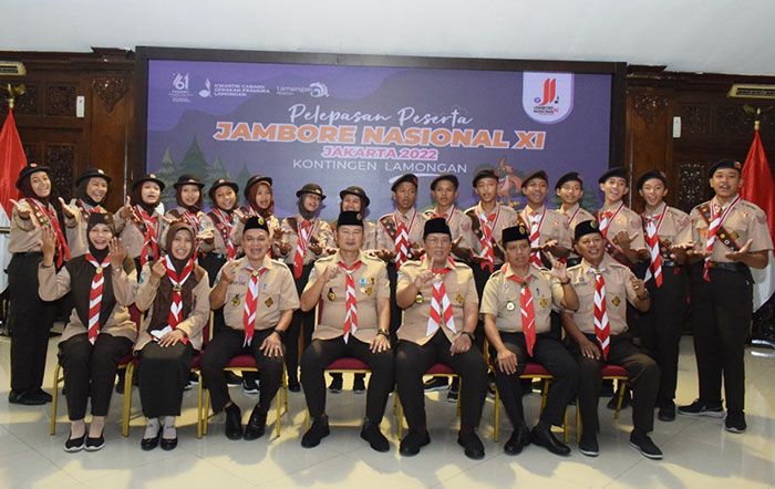 Lamongan Lepas 16 Pramuka ke Jambore Nasional XI di Cibubur