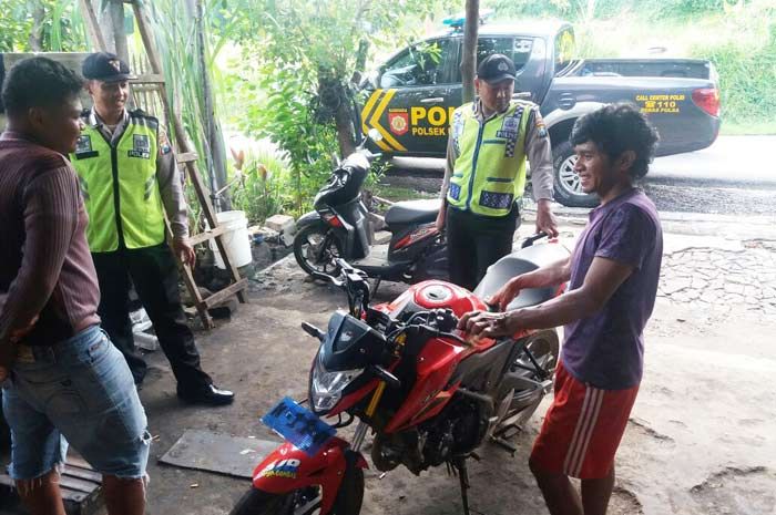 Jelang Natal, Polres Pasuruan Gencar Razia Knalpot Brong