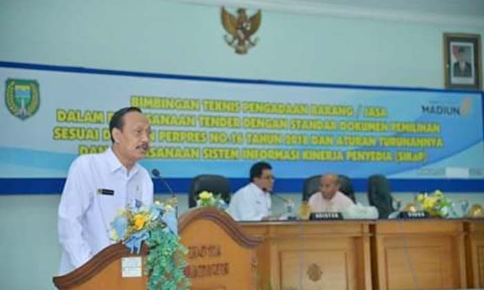 Sekda Madiun Imbau Optimalkan Penggunaan Anggaran Pengadaan Barang dan Jasa