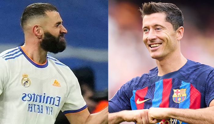 El Clasico Edisi 250: Benzema Vs Lewandowski, Siapa Lebih Baik?