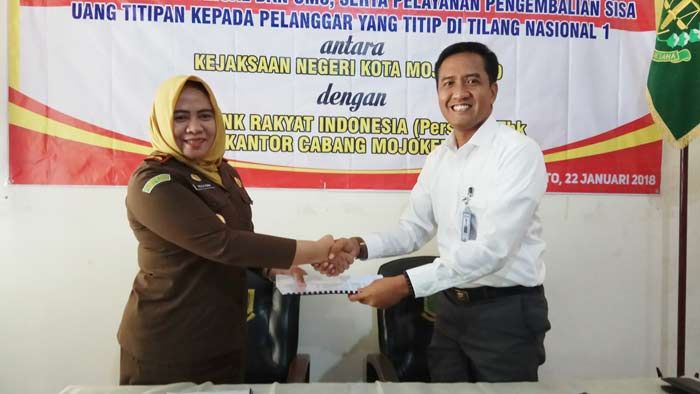 Pangkas Antrean Tilang, Kejari Mojokerto Gandeng BRI