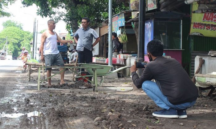 Anggota Komisi III DPRD Kabupaten Pasuruan Minta Rekondisi Bekas Galian Pipa Tak Asal-asalan