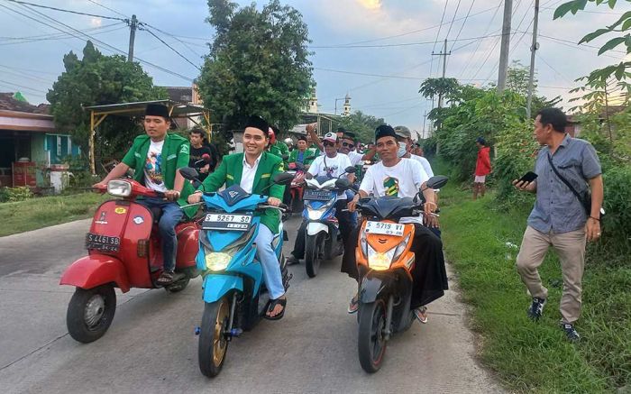 Dipimpin Gus Barra, Ribuan Warga Meriahkan Riding Tour Ngabuburit GP Ansor 