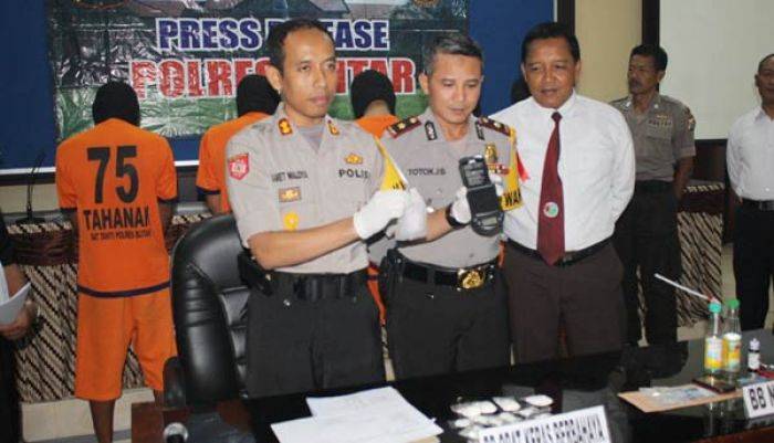 Sebulan, Polres Blitar Amankan 7 Pengedar Narkoba