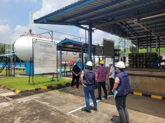 Pastikan Stok Elpiji 3 Kg Aman untuk Masyarakat, Polres Kediri Lakukan Sidak SPBE