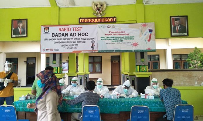 Tak Ikut Rapid Test, KPPS dan Linmas Langsung Diganti