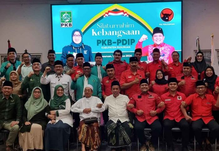 Gelar Pertemuan, PKB-PDIP Maju Bersama di Pilbup Pasuruan 2024 Gelar Pertemuan, PKB-PDIP Maju Bersama di Pilbup Pasuruan 2024