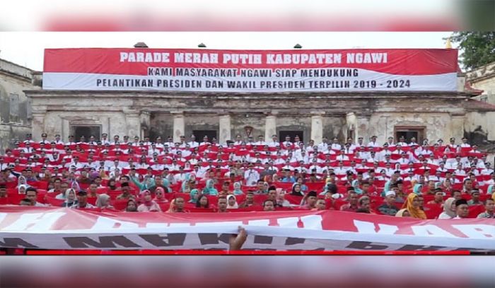 Dukung dan Jaga Proses Pelantikan Presiden dan Wakil Presiden, Ngawi Gelar Parade Merah Putih Dukung dan Jaga Proses Pelantikan Presiden dan Wakil Presiden, Ngawi Gelar Parade Merah Putih