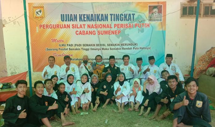 ​Motivasi Siswa, PSN Perisai Putih Sumenep Gelar Tes Kenaikan Tingkat