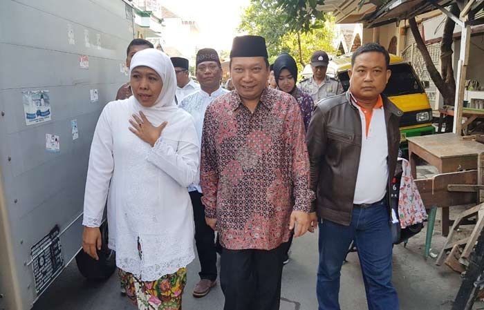 Khofifah Tantang Fandi Utomo Rebut Kursi Wali Kota Surabaya Khofifah Tantang Fandi Utomo Rebut Kursi Wali Kota Surabaya
