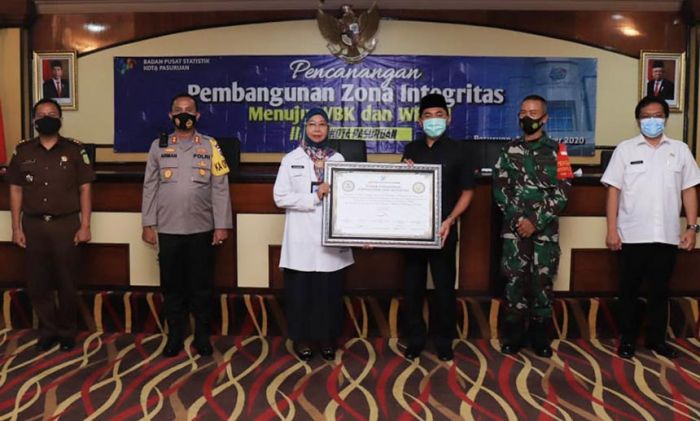 BPS Kota Pasuruan Canangkan Pembangunan Zona Integritas Menuju WBK dan WBBM BPS Kota Pasuruan Canangkan Pembangunan Zona Integritas Menuju WBK dan WBBM