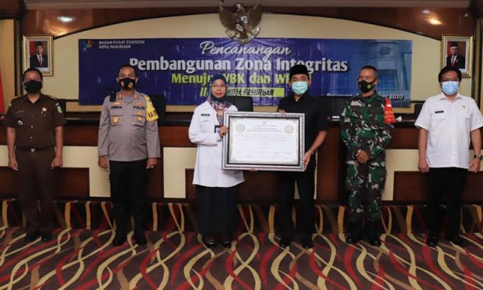 BPS Kota Pasuruan Canangkan Pembangunan Zona Integritas Menuju WBK dan WBBM