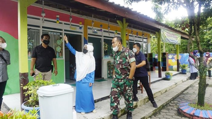 Beri Rasa Aman dan Nyaman dalam Belajar, Gedung Sekolah TK Kartika Siap Direnovasi Kodim Ngawi