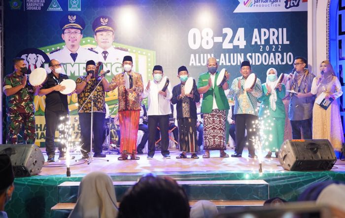 Kampung Ramadhan di Alun-Alun Sidoarjo, Upaya Ansor-Fatayat Bangkitkan Ekonomi UMKM