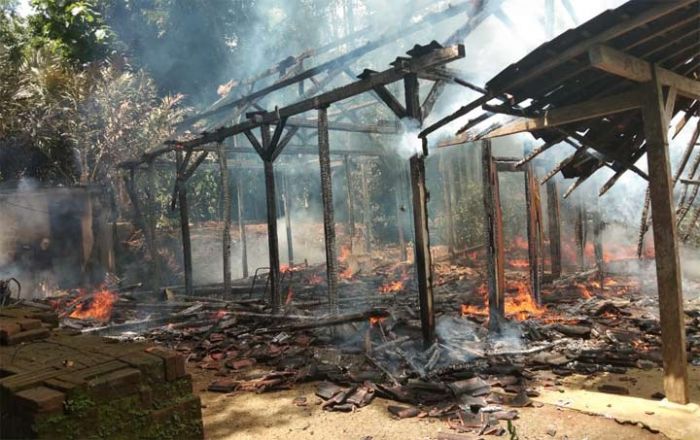 Tabung Elpiji Meledak, Satu Rumah Hangus Terbakar