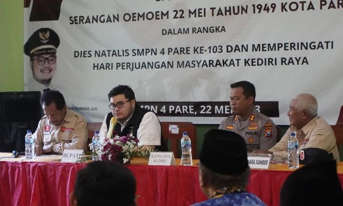 Punya Histori Perjuangan, Bupati Kediri Minta SMPN 4 Pare Lakukan Kajian Sejarah Punya Histori Perjuangan, Bupati Kediri Minta SMPN 4 Pare Lakukan Kajian Sejarah