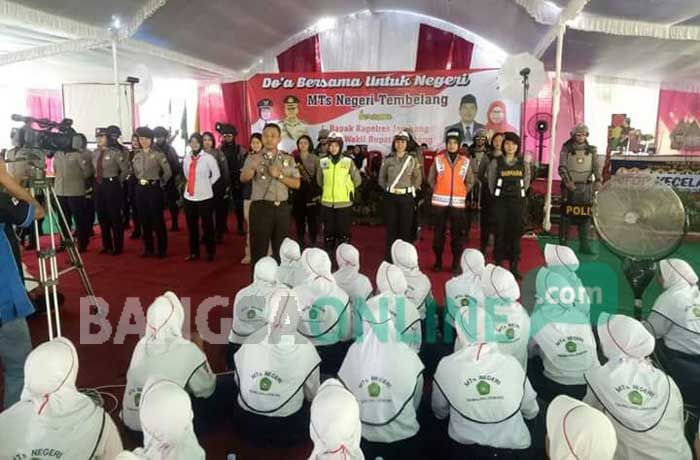 MTsN Tembelang Jombang Gelar Doa Bersama untuk Negeri, Tanamkan Cinta Tanah Air pada Siswa