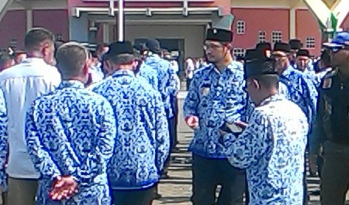 HUT Korpri, Plt Wali Kota Pasuruan Usir Peserta Upacara HUT Korpri, Plt Wali Kota Pasuruan Usir Peserta Upacara