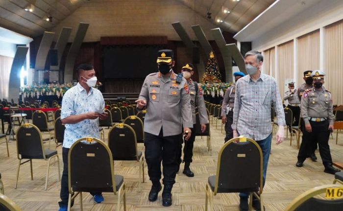 Jelang Natal 2021, Kapolresta Sidoarjo Cek Kesiapan Gereja di Kota Delta