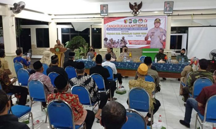 Cangkrukan Kamtibmas di Sedati, Polresta Sidoarjo Motivasi Peran Kampung Tangguh Semeru