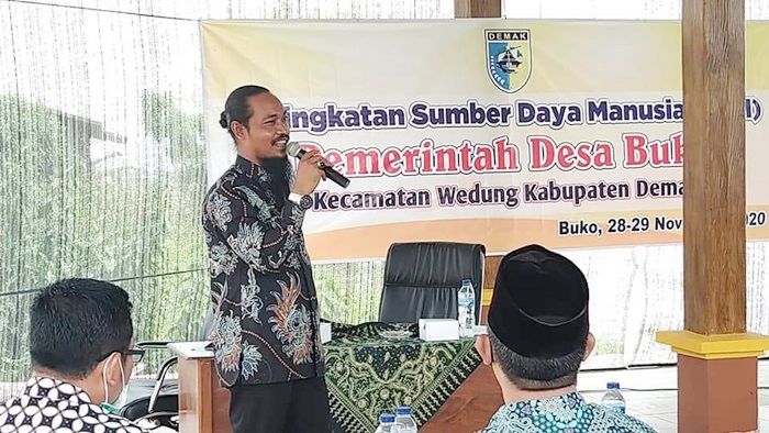 Pemdes Buko Demak Hadirkan Kades Sekapuk Gresik untuk Belajar Jadi Desa Miliarder