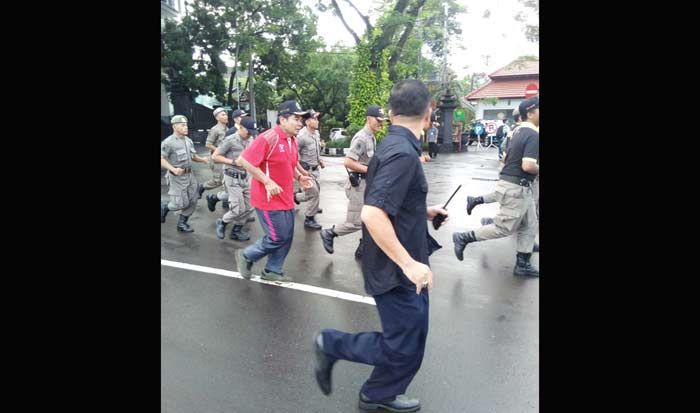 Ingin Budayakan Olahraga, Sekkota Malang Spontan Pimpin Lari Pagi Usai Apel