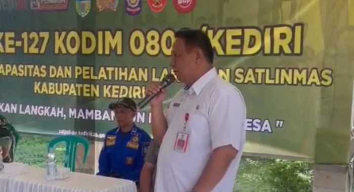 Dukung TMMD ke-127, Satpol PP Kabupaten Kediri Tingkatkan Kapasitas Satlinmas