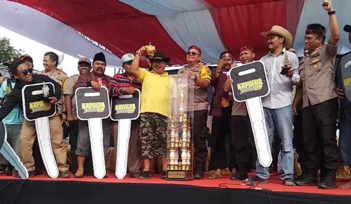 Tutup Gebyar Budaya Madura 2019, Kapolda Jatim Lepas Lomba Kerapan Sapi