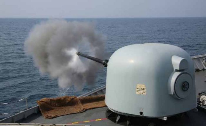 Satgas Maritim TNI Konga XXVIII-I/UNIFIL Uji Coba Sistem Senjata di Zona Barbara Satgas Maritim TNI Konga XXVIII-I/UNIFIL Uji Coba Sistem Senjata di Zona Barbara