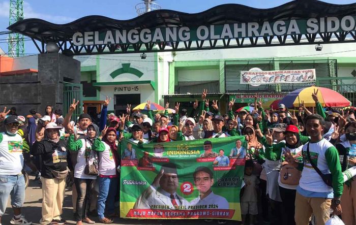 Hadiri Kampanye Akbar Prabowo-Gibran di Sidoarjo, RGS Indonesia Optimis Menang Satu Putaran